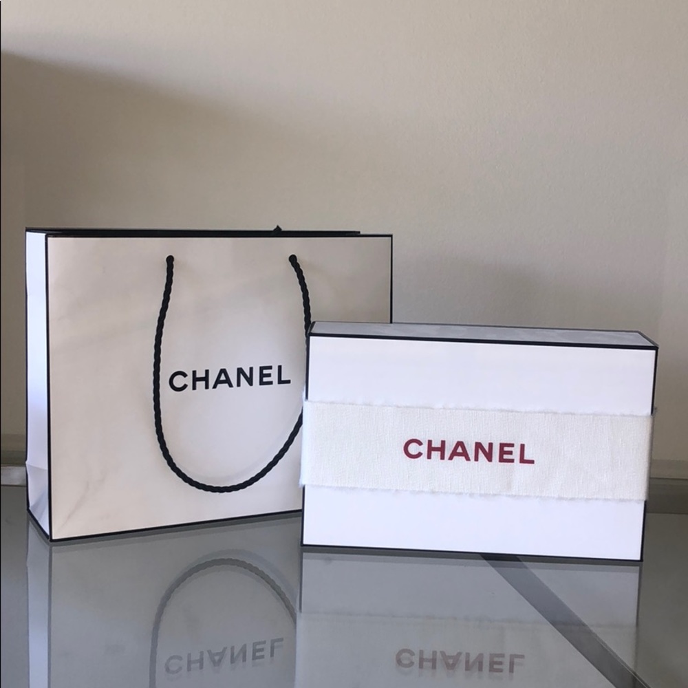 Authentic Chanel Box And Accessories - image 4